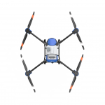 Agrardrohne von hinten oben