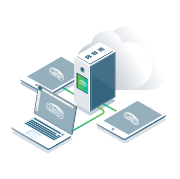 Computer zum Teilen von daten